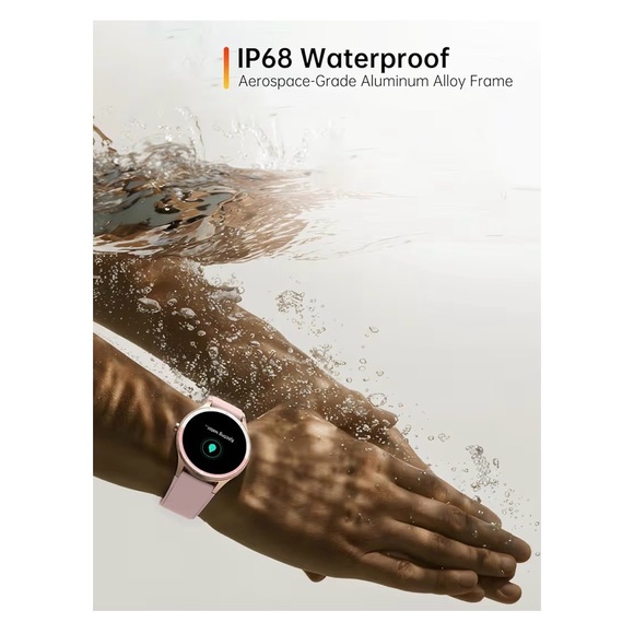 Smart Watch with Bluetooth call, 1.27” HD. Touchscreen fitness tracker. - Picture 2 of 2